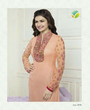 K3576 ORANGE KASEESH PRACHI-16 GEORGETTE SALWAR KAMEEZ - Asian Party Wear