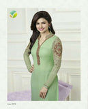 K3573 LIME GREEN KASEESH PRACHI-16 GEORGETTE SALWAR KAMEEZ - Asian Party Wear