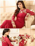 88001 RED LT NITYA PARTY WEAR ANARKALI SUIT - Asian Party Wear