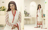 K1001G CREAM COLOUR KAEESH PRACHI SALWAR KAMEEZ SUIT - Asian Party Wear