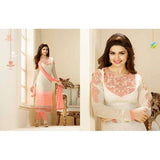 K2762 CREAM AND Pink Kaseesh PRACHI Shalwar Kameez Dress - Asian Party Wear