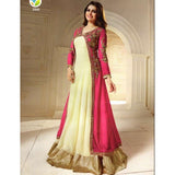 K2942 Cream And Pink  KASEESH PRACHI Anarkali Wear - Asian Party Wear