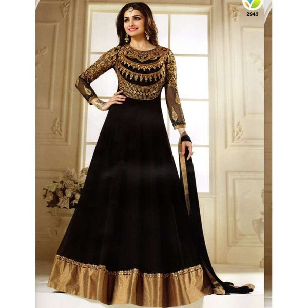 K2947 Black KASEESH PRACHI Anarkali Wear - Asian Party Wear