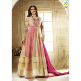 K2948 Pink And Gold KASEESH PRACHI Anarkali Wear - Asian Party Wear