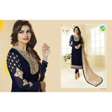 K3035 Blue KASEESH Prachi 11 Shalwar Kameez - Asian Party Wear