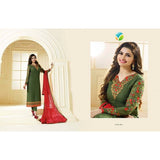 K3037 Green KASEESH Prachi 11 Shalwar Kameez - Asian Party Wear