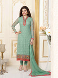 K3302 GREEN KASEESH PRACHI-15 PARTY WEAR SALWAR KAMEEZ SUIT - Asian Party Wear