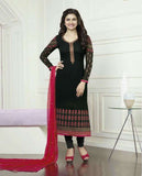 K3572 BLACK KASEESH PRACHI-16 GEORGETTE SALWAR KAMEEZ - Asian Party Wear