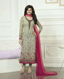 K3574 LIGHT GREEN KASEESH PRACHI-16 GEORGETTE SALWAR KAMEEZ - Asian Party Wear