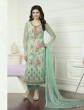 K3577 MINT GREEN KASEESH PRACHI-16 GEORGETTE SALWAR KAMEEZ - Asian Party Wear