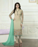 K3578 BEIGE KASEESH PRACHI-16 GEORGETTE SALWAR KAMEEZ - Asian Party Wear