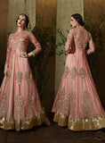 8108 PINK KARMA TRENDS ANARKALI STYLE EID DRESS 2016 - Asian Party Wear