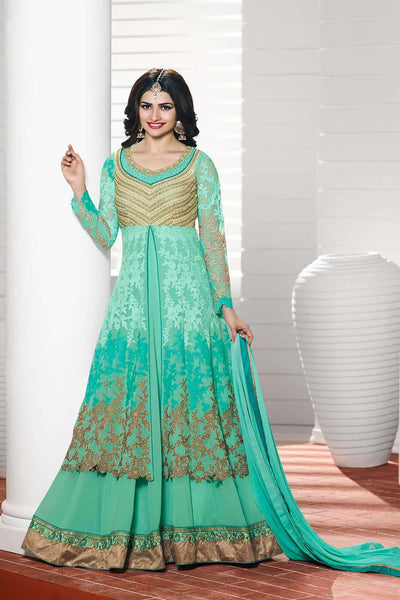 K3933 FEROZI KASEESH PRACHI DESIGNER ANARKALI SUIT - Asian Party Wear