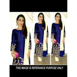 KARISHMA KAPOOR BLUE SALWAR KAMEEZ SUIT - Asian Party Wear