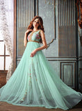 3203 MINT FLORAL MAISHA LAVISH 2 PARTY WEAR SUIT - Asian Party Wear