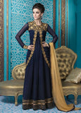 M16006 MEHAK BLUE GEORGETTE SALWAR KAMEEZ - Asian Party Wear