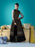 M16009 MEHAK BLACK GEORGETTE SALWAR KAMEEZ - Asian Party Wear