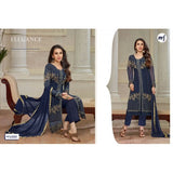 M63001 Blue Maria B Style Salwar Kameez - Asian Party Wear