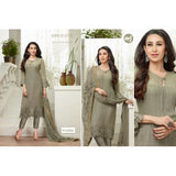 Grey Designer Wedding Suit Party Dress - Asian Party Wear