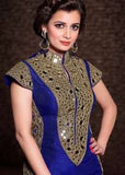 MP21004 Blue Mohini Princess Wedding Wear - Asian Party Wear