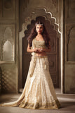 3506 WHITE MAISHA MASKEEN ASTER PARTY WEAR SUIT - Asian Party Wear