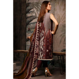 Maroon Printed Lawn Punjabi Salwar Kameez - Asian Party Wear