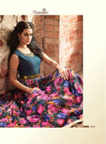 ZMA3408 BLUE AND PINK MAISHA LAVISH 3 PARTY WEAR SUIT - Asian Party Wear