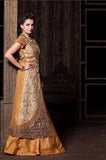 MP21005 Gold Brown Mohini Princess Wedding Wear - Asian Party Wear