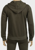 Olive Mens Fleece Lined Designer King Couture 2-Piece Tracksuit - Asian Party Wear