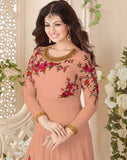 ORANGE AYESHA TAKIA INDIAN ANARKALI GOWN - Asian Party Wear