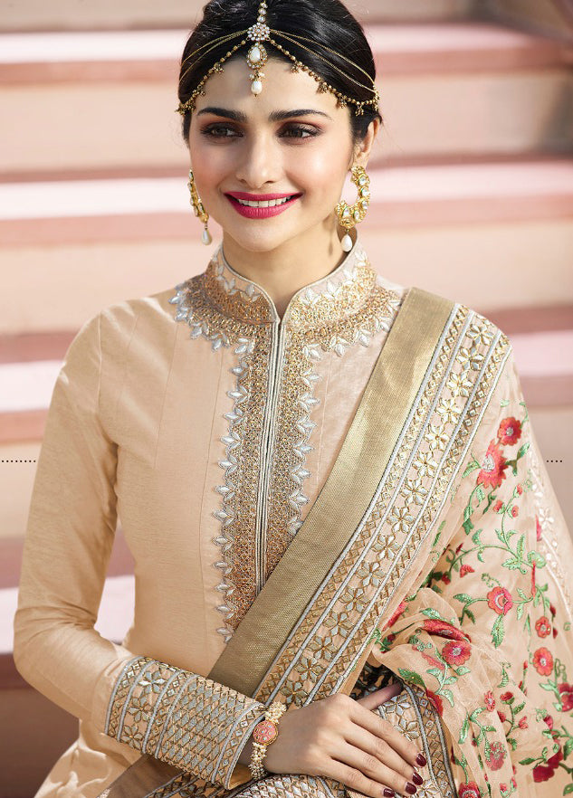PEACH INDIAN WEDDING WEAR ANARKALI DRESS PEACH INDIAN WEDDING WEAR ANARKALI DRESS