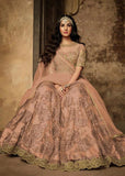 Peach Indian Designer Wedding Wear - Asian Party Wear