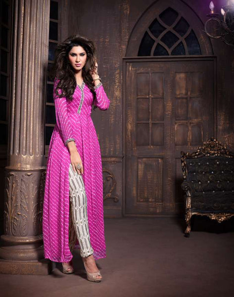 ZM-2009 PINK MASKEEN SENORA BY MAISHA PARTY WEAR SALWAR SUIT - Asian Party Wear