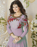 LIGHT PURPLE WEDDING AND PARTY WEAR ANARKALI GOWN - Asian Party Wear