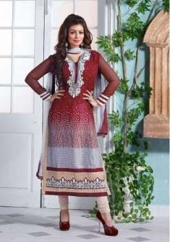 Red Ayesha Thakia Salwar kameez Designer Suit - Asian Party Wear