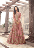 5202-B ROUGE PINK MAISHA ZUAAN WEDDING WEAR LEHENGA - Asian Party Wear