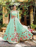 ETHNIC INDIAN PAKISTANI DESIGNER ANARKALI STYLE GOWN - Asian Party Wear