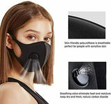 Face mask breathable and washable masks Filter Valve Reusable - Asian Party Wear