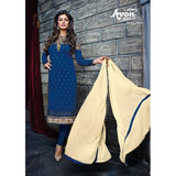 Snorkel Blue AV7819 Stunning Avon With Sushmita Wedding Wear - Asian Party Wear