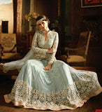 S-62 SEA BLUE SYBELLA ANGELLIQUE WEDDING WEAR DRESS - Asian Party Wear