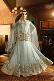 S-62 SEA BLUE SYBELLA ANGELLIQUE WEDDING WEAR DRESS - Asian Party Wear