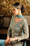 S-66 BLUE SYBELLA ANGELLIQUE WEDDING WEAR DRESS - Asian Party Wear