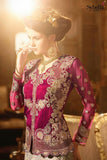 S-68 PURPLE AND SILVER SYBELLA ANGELLIQUE WEDDING WEAR DRESS - Asian Party Wear