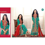 Teal Indian Salwar Suit Designer Wear - Asian Party Wear