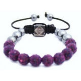 NEW MULTI-COLOURED CRYSTAL SWAROVSKI BALL BRACELET (17 DIFFFERENT COLOURS To choose from) - Asian Party Wear