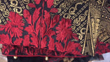 ZSNF9A BLACK SANA SAFINAZ EMBROIDERED LAWN READY MADE SUIT - Asian Party Wear