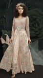 BABY PINK INDIAN DESIGNER WEDDING AND BRIDAL GOWN - Asian Party Wear