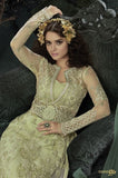 NILE GREEN INDIAN DESIGNER WEDDING AND BRIDAL GOWN - Asian Party Wear