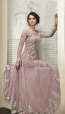 PINK LAVENDER INDIAN DESIGNER WEDDING AND BRIDAL GOWN - Asian Party Wear