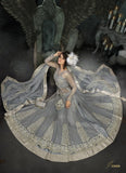 HARBOR MIST INDIAN DESIGNER WEDDING AND BRIDAL GOWN - Asian Party Wear